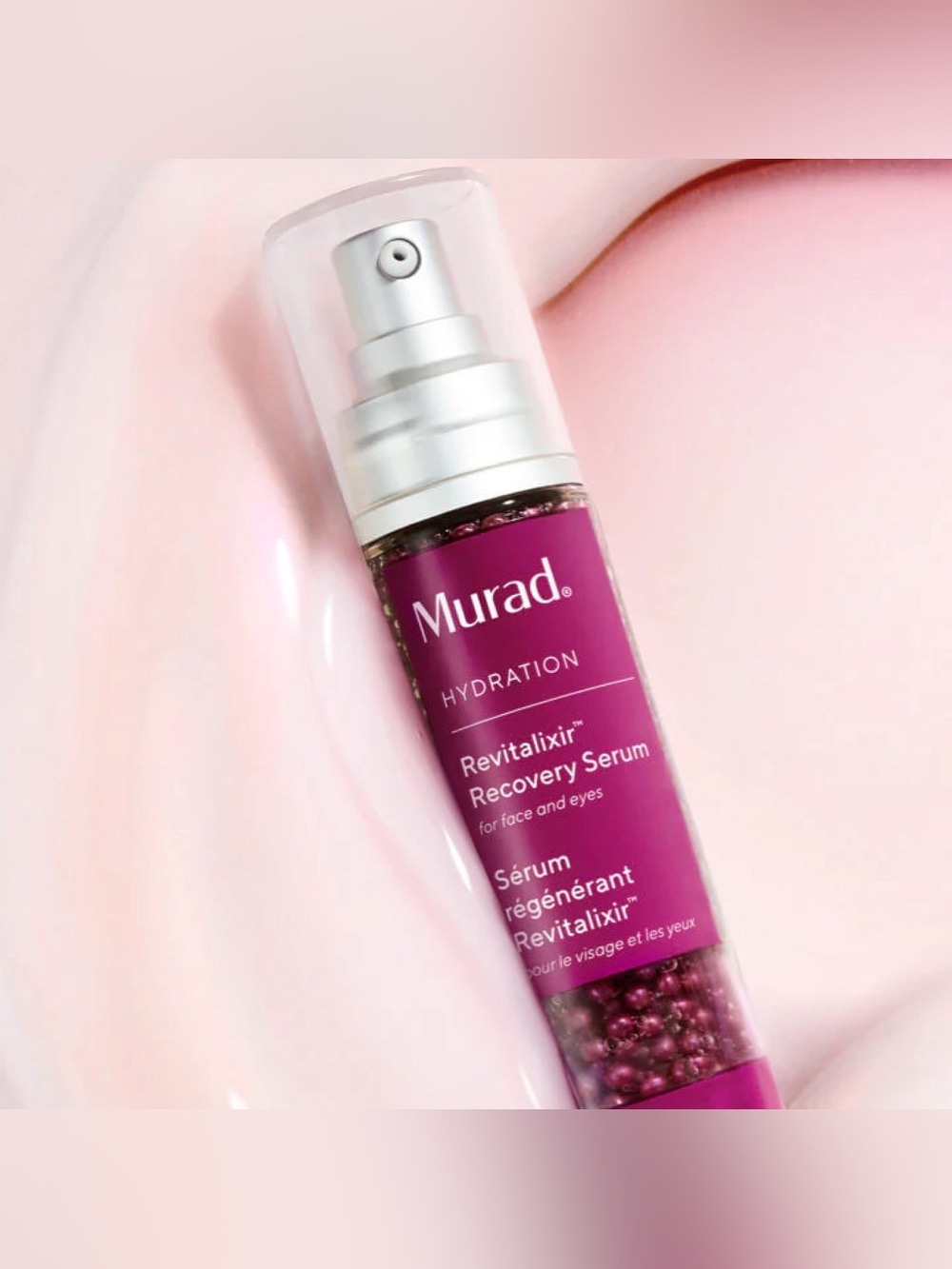 MURAD Hydration Revitalixir Recovery Serum Face & Neck Max  Anti Aging NIB $99